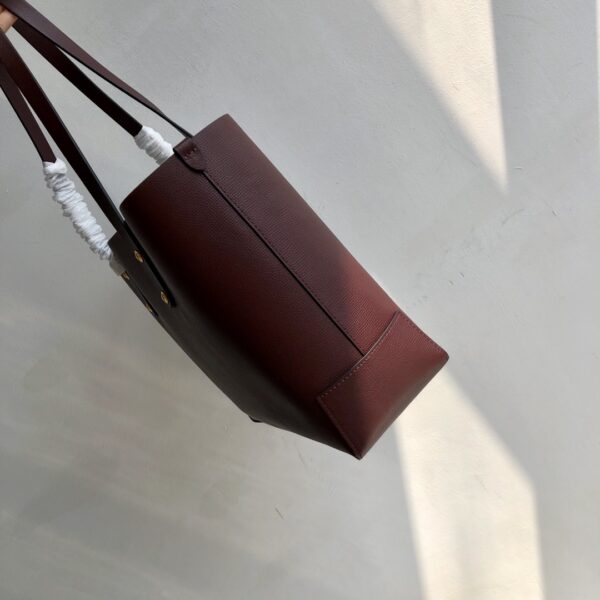 Burberry Tote Shopping Bag - Maroon - Image 5