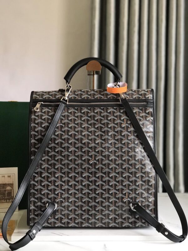 Goyard Saint Leger Folding Backpack - Black - Image 4