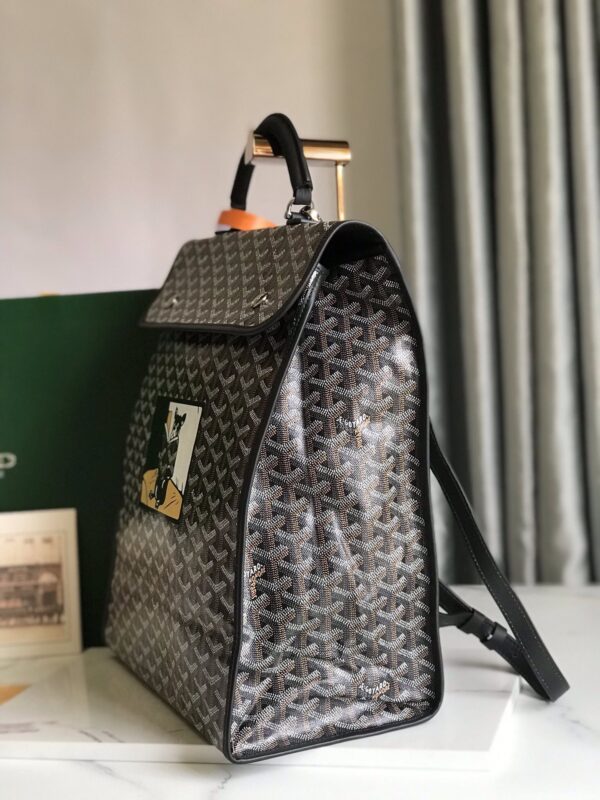 Goyard Saint Leger Folding Backpack - Black - Image 5