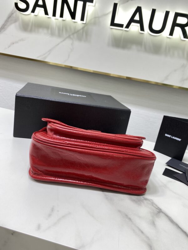 YSL Saint Laurent's Niki's Small Handbag - Red - Image 4