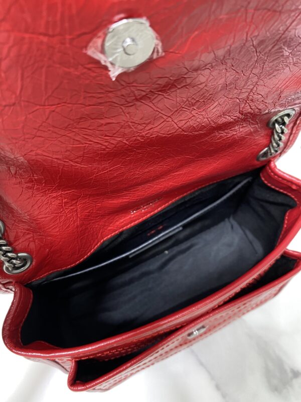 YSL Saint Laurent's Niki's Small Handbag - Red - Image 2