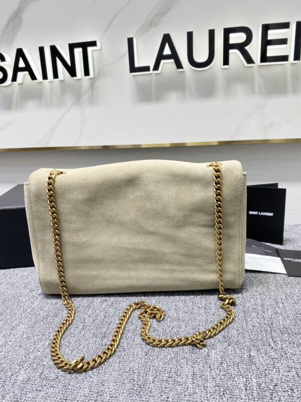 YSL Yves Saint Laurent Chain Handbag - Cream - Image 5