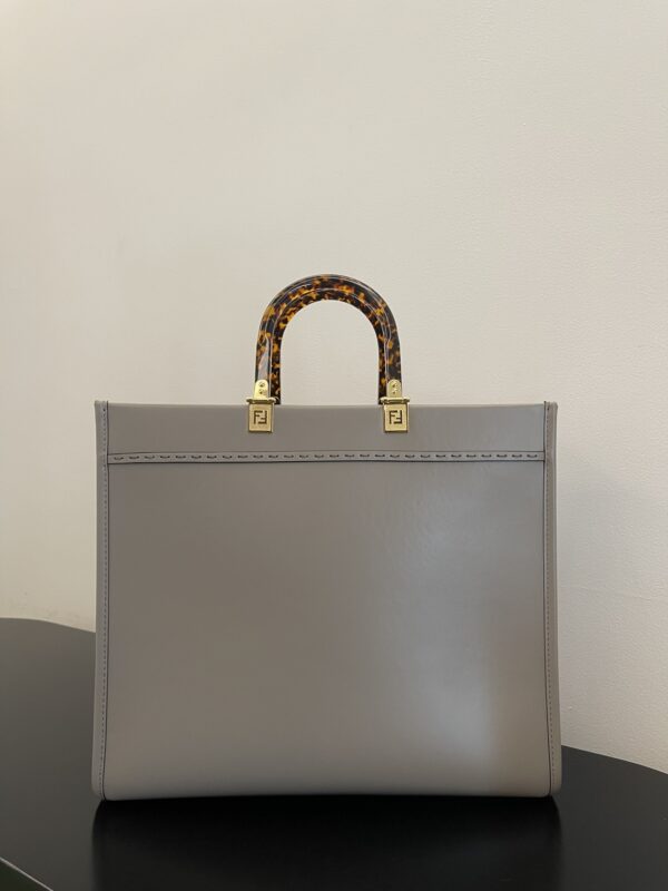 Fendi Sunshine Small Tote Bag - Khaki - Image 2