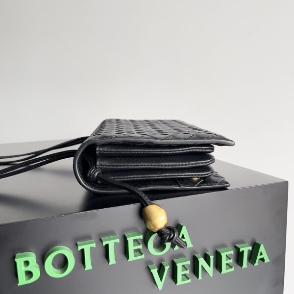 Bottega Veneta Trio Rope Bag Accordion Bag - Black - Image 5