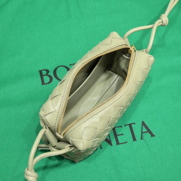 Bottega Veneta Woven Mini Round Square Bag - Green - Image 2