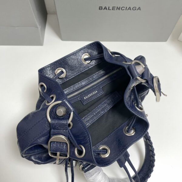 Balenciaga Le Cagole Large Bucket Bag - Royal Blue - Image 3