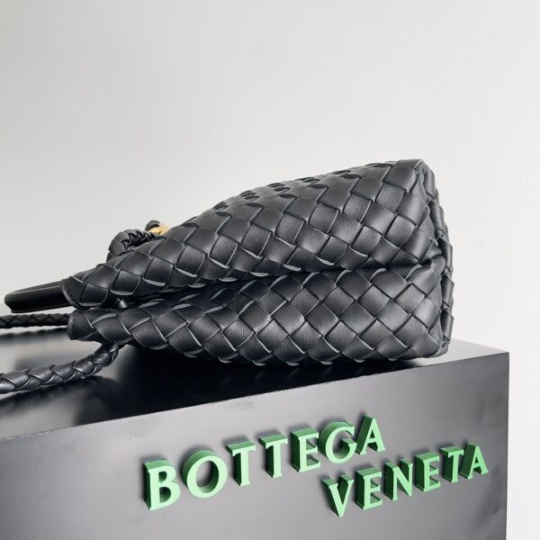 Bottega Veneta Andiamo Woven Handbag - Black - Image 3