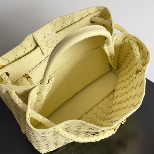 Bottega Veneta Andiamo Woven Handbag - Caramel - Image 2